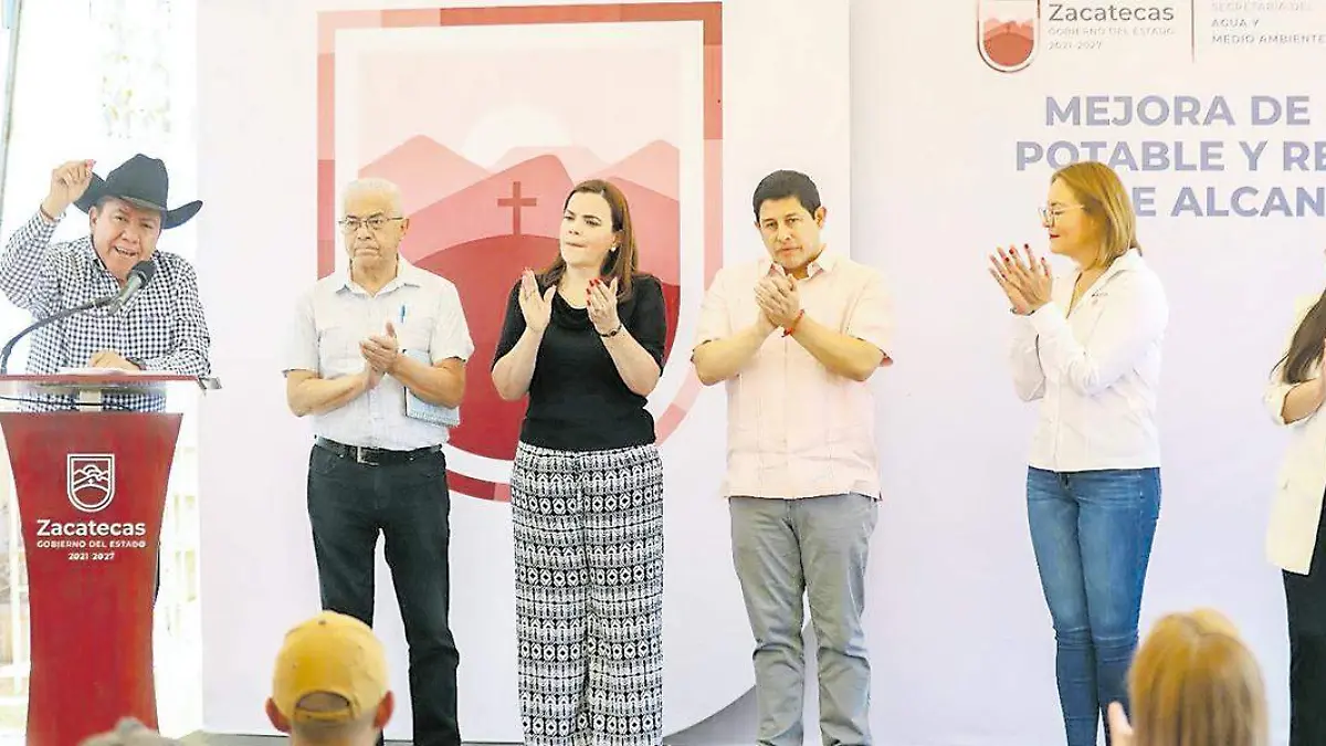 Gobernador de Zacatecas en evento público